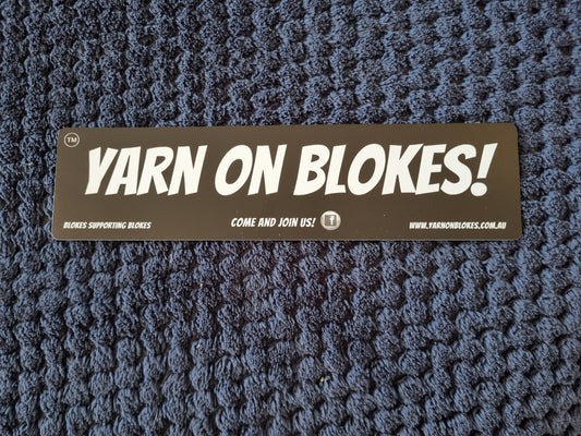 YARN ON BLOKES Stickers