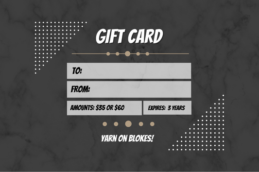 YARN ON BLOKES GIFT CARD